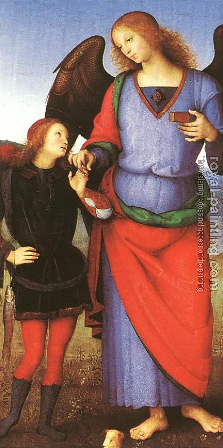 Pietro Perugino : Tobias with the Angel Raphael